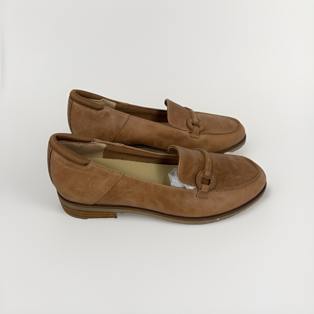 Dr. Scholl's Original Collection Women's 7.5W Tan Nubuck Leather Bit Loafers T5